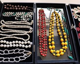 Vintage women's costume jewelry