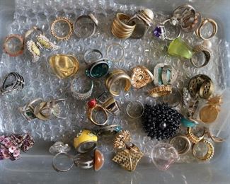 Vintage women's costume jewelry