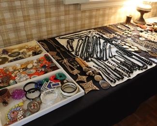 Vintage women's costume jewelry