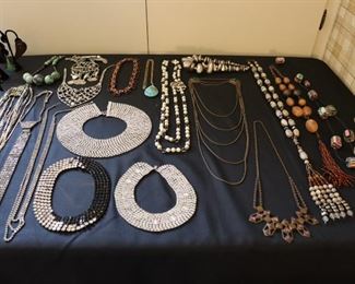 Vintage women's costume jewelry