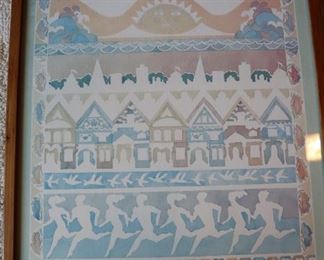 Art print framed, Lynn Larson