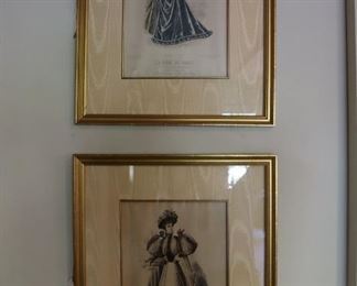 Antique English caricature illustration