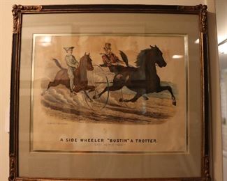 Antique English cartoon illustration