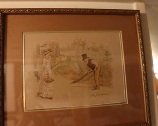 Antique English illustration