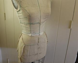 Antique dress form