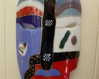 Glass art mask, Shawn Athari
