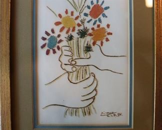 Framed Picasso print