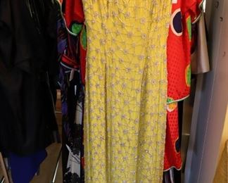 Vintage women's beaded dress