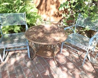 Wrought iron furniture