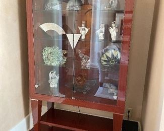 76" tall x 42" wide cabinet.