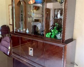 China cabinet by Century. 78" wide x 83" tall x 20"deep