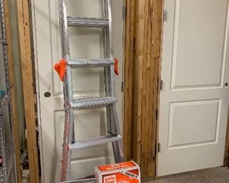 Little Giant ladder & accessories (priced separately)