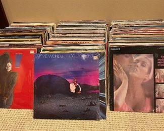 Huge assortment of record albums