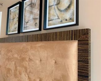 custom made king size bed. 6' tall