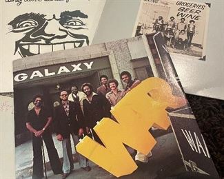 a nice selection of vintage vinyl records. Miles Davis, Michael Jackson, Marvin Gaye, Smokey Robinson, The Temptations, Prince, Aretha Franklin, Earth Wind Fire, Stevie Wonder, War.