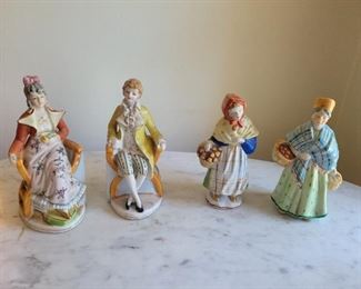 Occupied Japan porcelain figurines 