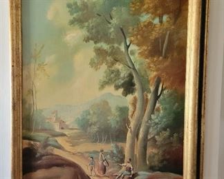 Original oil on canvas art signed 