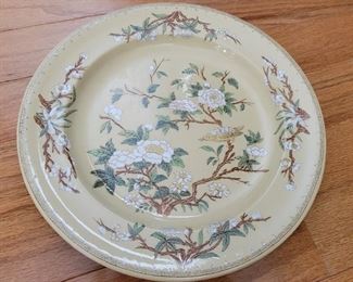 Antique Wedgwood China Yellow Cuckoo Pattern