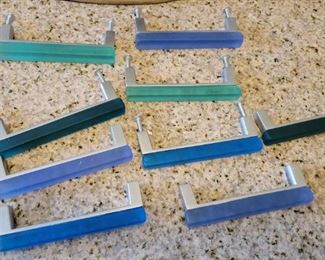 Sea glass hand pulls large collection