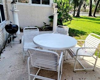 Patio table and chairs 