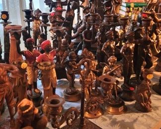 All types of taper candle holders 