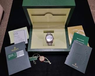 Rolex 36mm DATEJUST Oyster Perpetual Watch - Men's style #116234 With Box and Paperwork