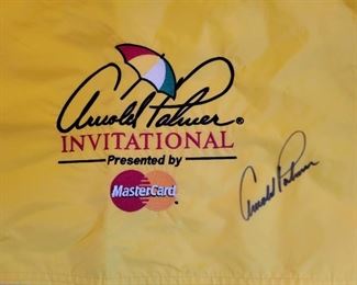 Small Golf Bag Autographed by Arnold Palmer
