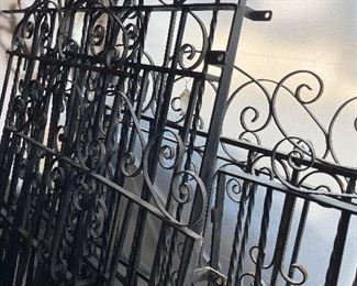 Beautiful iron fence