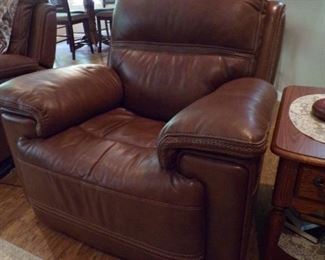 almost new leather chair, I think it is a recliner