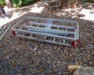 put on back of car to hold something