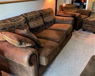 furniture and hunting clothes