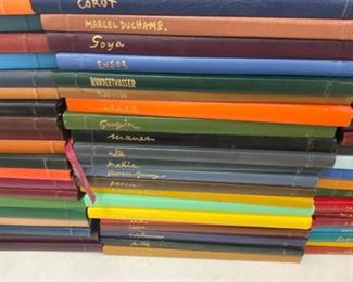 Easton Press: Art & Great Artists 61 Volume Deluxe Large Leather Book Set