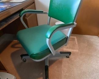 Kelly green office chair