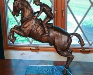 Steeplechase Bronze by John Brown
