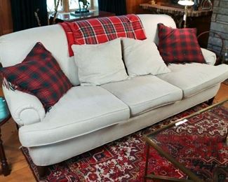 Ralph Lauren Irish Linen Sofa (one of a pair)