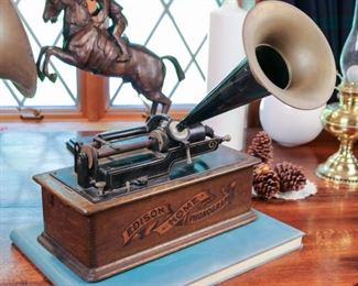 Two Edison Gramaphones