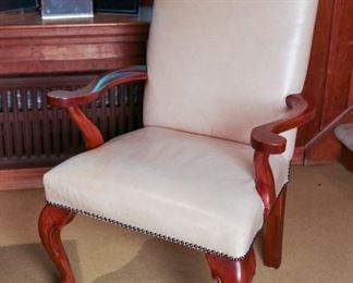 Pair of Ralph Lauren Leather Armchairs