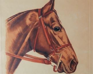 Original Watercolor signed Wallace.   