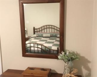 Bedroom 2 - Mirror - all wood pieces are Ethan Allen 