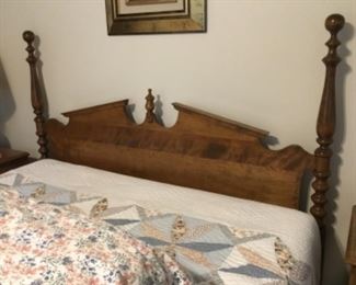 Master bedroom - mattress, box spring, headboard, footboard - linens also for sale