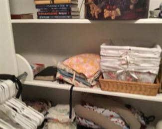 Master bedroom closet - Baskets & miscellaneous 