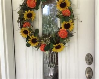 Front Porch - door wreath