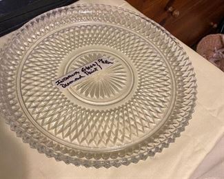 Glass platter