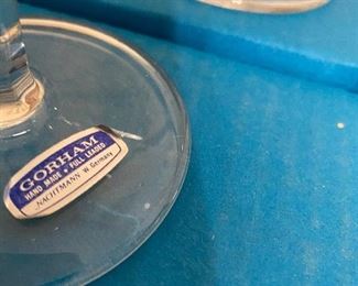 Round base glasses are Gorham