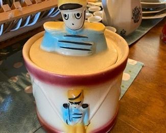 Shawnee Cookie Jar (has crack) but still very nice