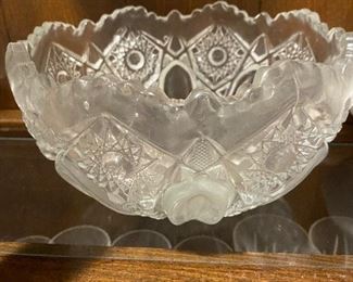 Lovely cut glass bowl