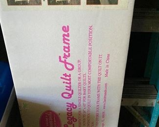 Box for American Legacy quilt frame by Frank Edmonds company - frame has been assembled but never used - new!