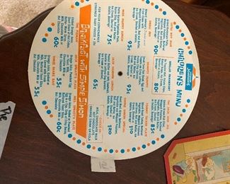 Vintage Children’s menu - Howard Johnson’s