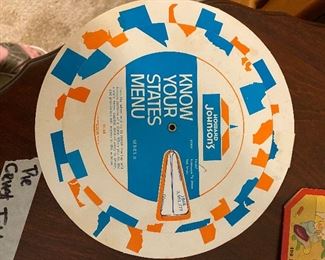 Other side of Howard Johnson menu