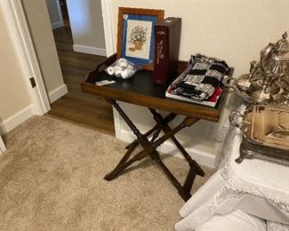 Folding table, checkers game & miscellaneous 